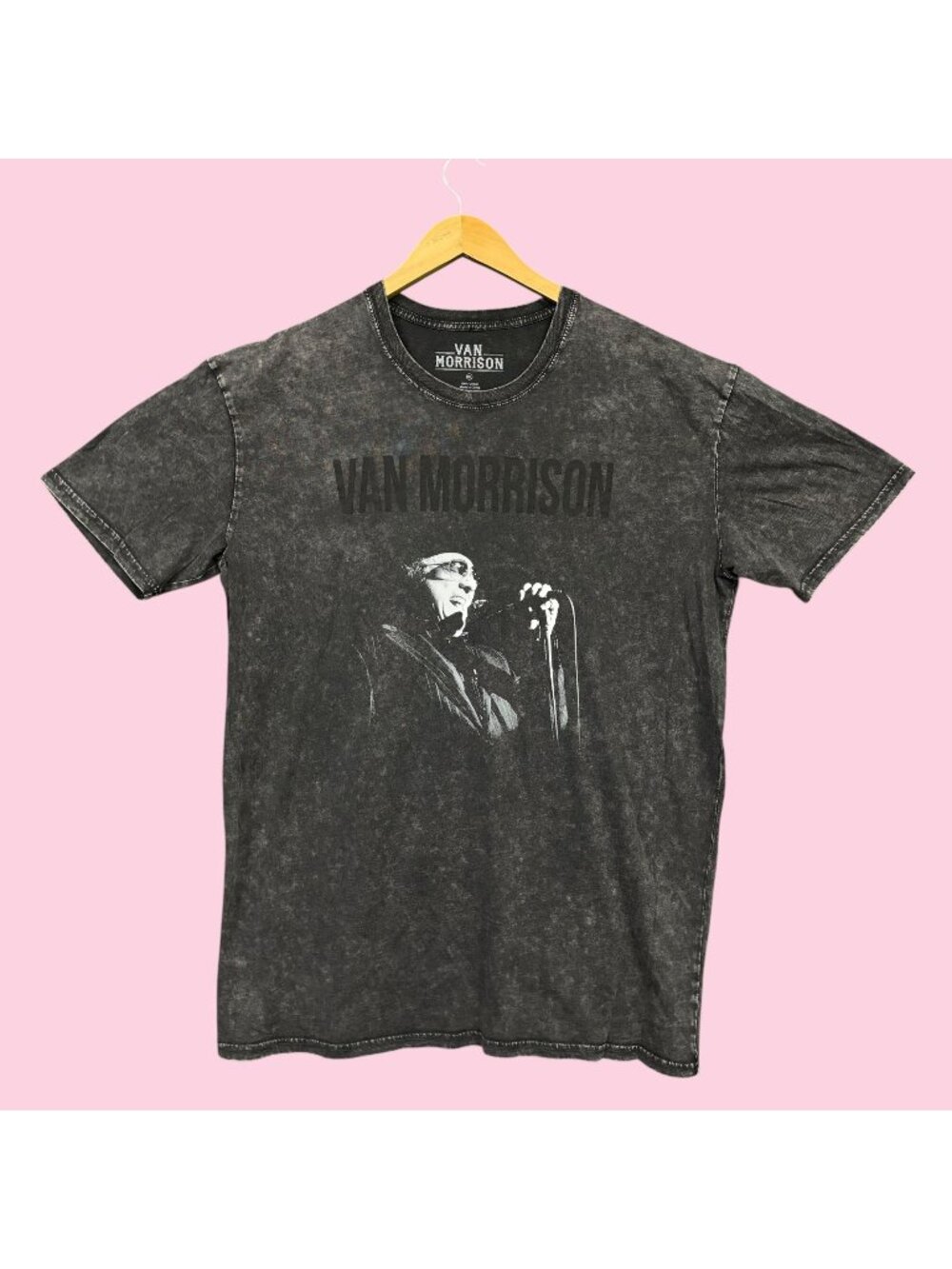 Van Morrison Somebody Tried to Sell Me a Bridge Rock Mineral Wash Tee XL